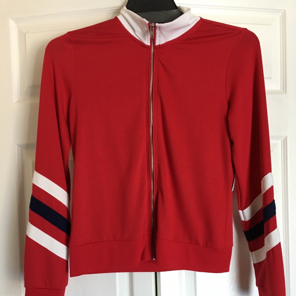 No Boundaries R/W/B Light weight Track Suit.